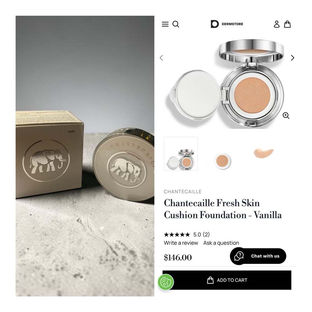 Chantecaille Future Skin Cushion Foundation - Vanilla w/refill!!!